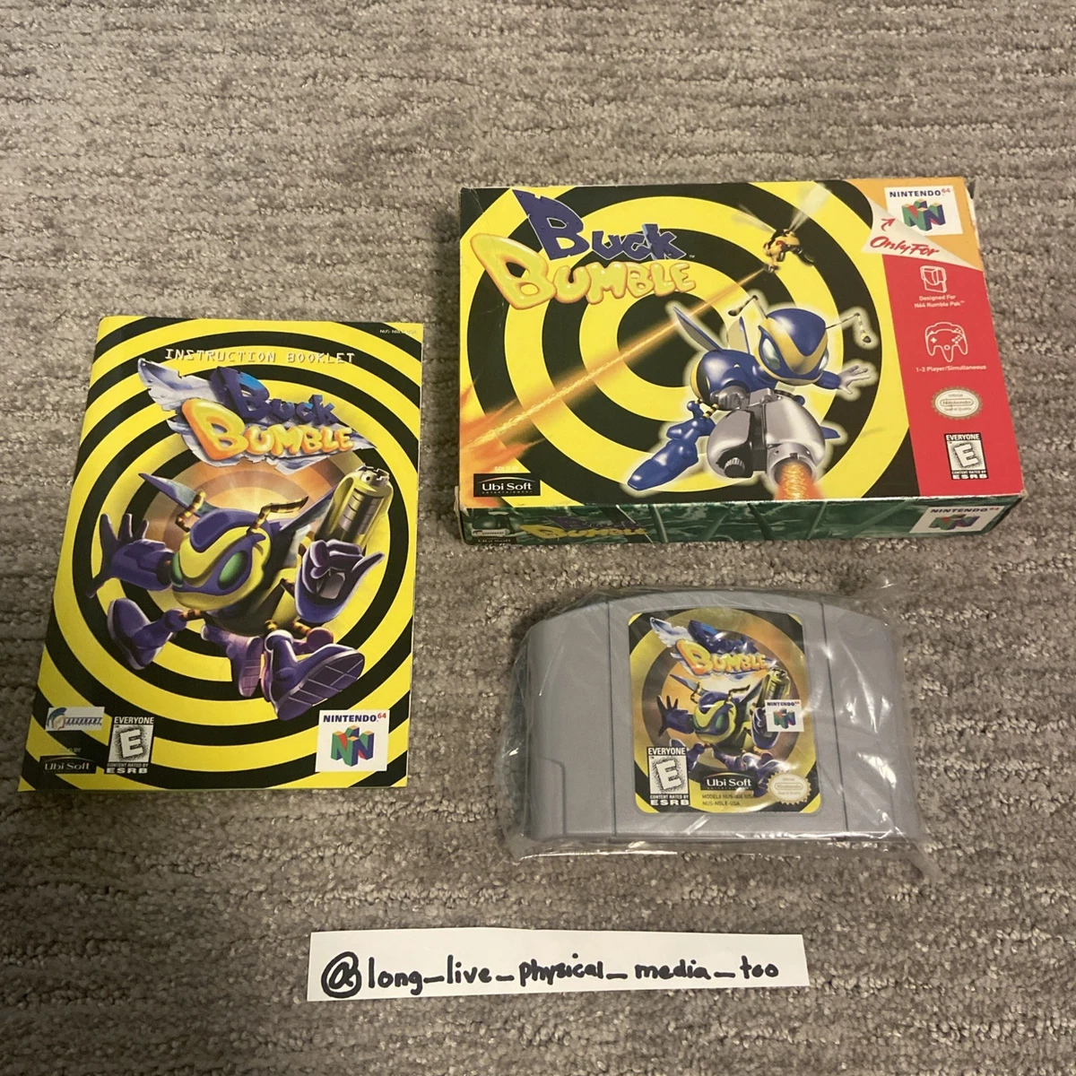 Buck Bumble Nintendo 64 NTSC-U/C (US/CA) Video Games for sale | eBay