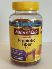 Nature Made PREBIOTIC FIBER 6g per serving 90 GUMMIES Expire: 03/ 2027