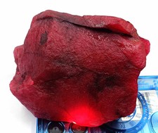 Natural Huge Size 2500-3000 Carat Red Ruby Uncut Rough Dyed Loose Gemstone