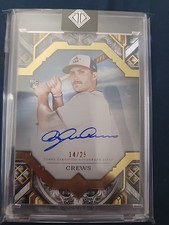 2025 Transcendent Dylan Crews Rookie Gold Framed Auto 14/25 Hard Signed Encased