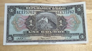 Haiti 1 Gourde  (1946-50 ) Bank Note High Grade