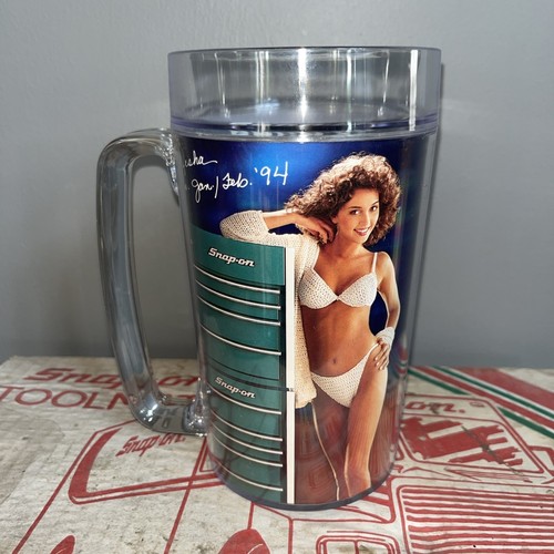 Set 6 Vintage 1994 Snap On Toolmate Coffee Mug Cup Beer Girls Man Cave Bar Ware - Picture 2 of 19