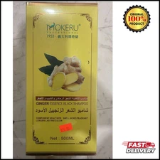 MOKERU Ginger Black Hair Shampoo Magic 5 minutes natural black hair Lasting Colr