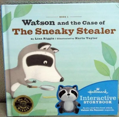 Hallmark Interactive Book - Watson and the Case of The Sneaky Stealer Book #1, U