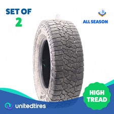 Set Of 2 Used Lt 26570r17 Falken Wildpeak At3w 121118s - 12.532 Set Of 2 Used Lt 26570r17 Falken Wildpeak At3w 121118s - 12.532