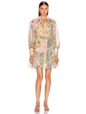 Authentic Zimmermann Super Eight Lntern Mini Dress NEW Size 2 UK 12