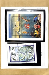 [OP1420] Comoros 1998/2007 lot of stamps and sheets VF MNH on 11 pages