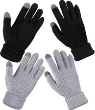 Women's Winter Touch Screen Gloves 2 Pair