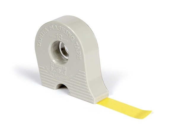 Tamiya 18Mm Masking Tape Mit Abroller FüR Exakte Modellbau Abdeckband-image