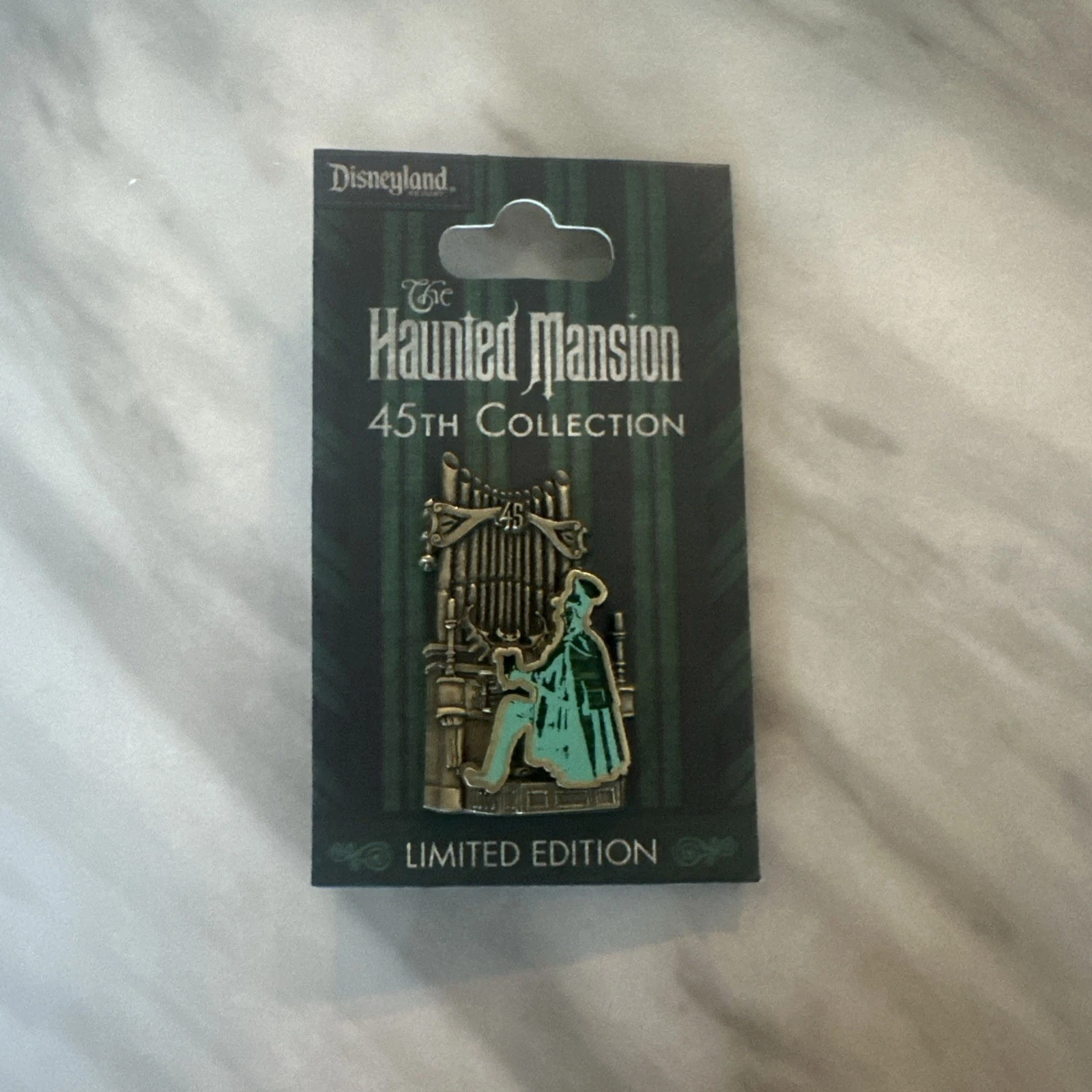 Haunted Mansion 45th Anniversary THE ORGANIST pin LE 1500 Disneyland 2014 DLR