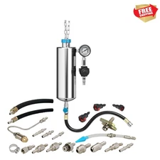 Fuel Injector Cleaner Tool Kit 1000ML 150PSI Disassembly-Free Fuel Injection ...