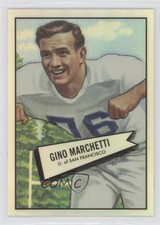 2001 Bowman Chrome Reprints Gino Marchetti #R-GM HOF 0g45