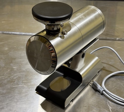 Mazzer Philos Commercial Coffee Grinder Single Dose, Silver Burrs