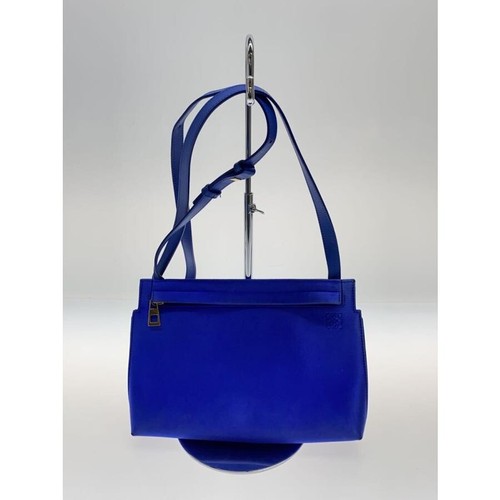 LOEWE Blue PVC Shoulder Bag Solid Women Auth