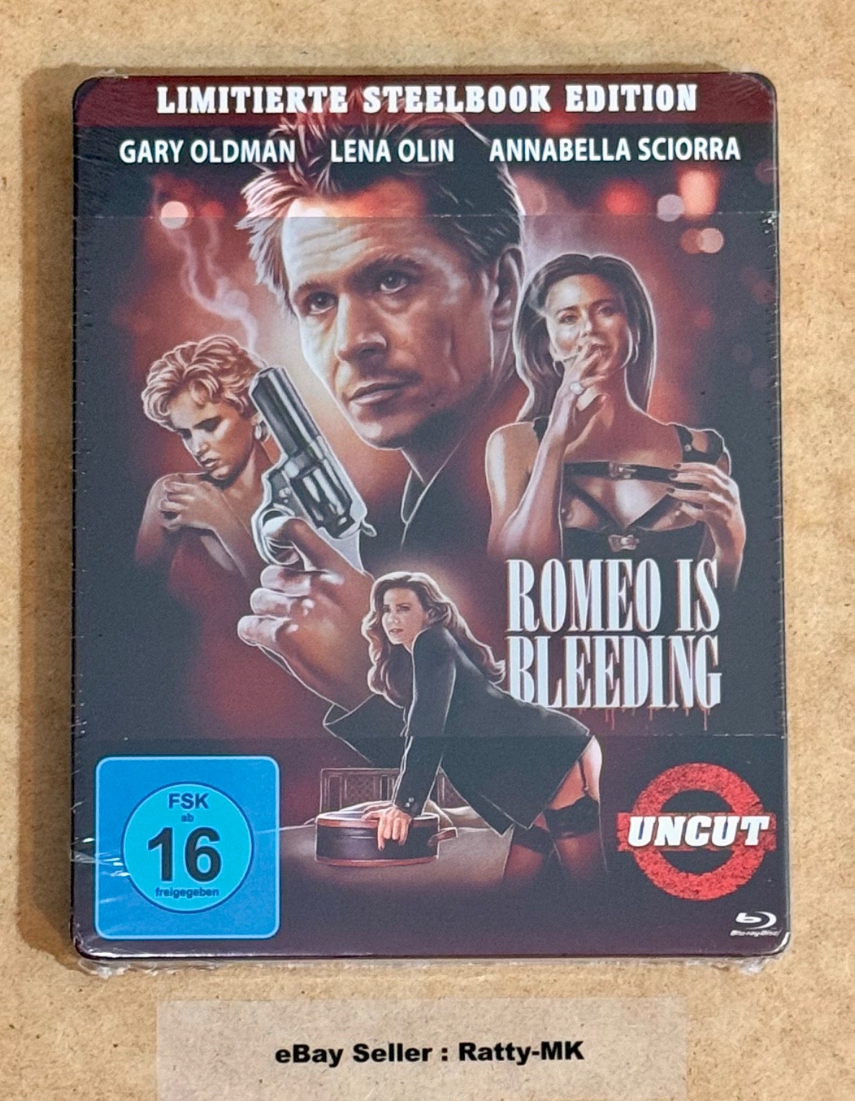 ROMEO IS BLEEDING - GERMAN IMPORT BLU RAY STEELBOOK - NEW & SEALED