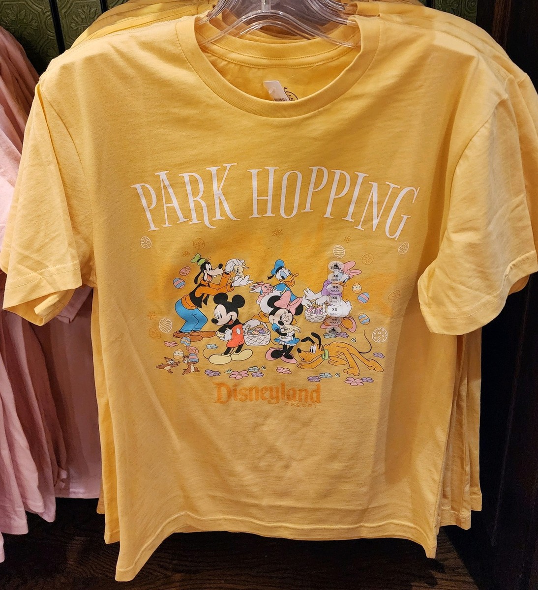 Mickey Mouse Disneyland Retro Yellow Shirt Disney Parks Disneyland