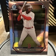 2026 Justin Gonzales 1st Bowman Chrome Base #BCP-141 Boston Red Sox Prospect