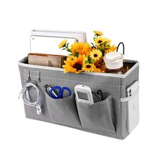 Bedside Caddy/Bedside Storage Bag Hanging Organizer for Bunk and Hospital Bed...