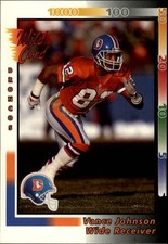 1992 Wild Card #112 Vance Johnson - FB