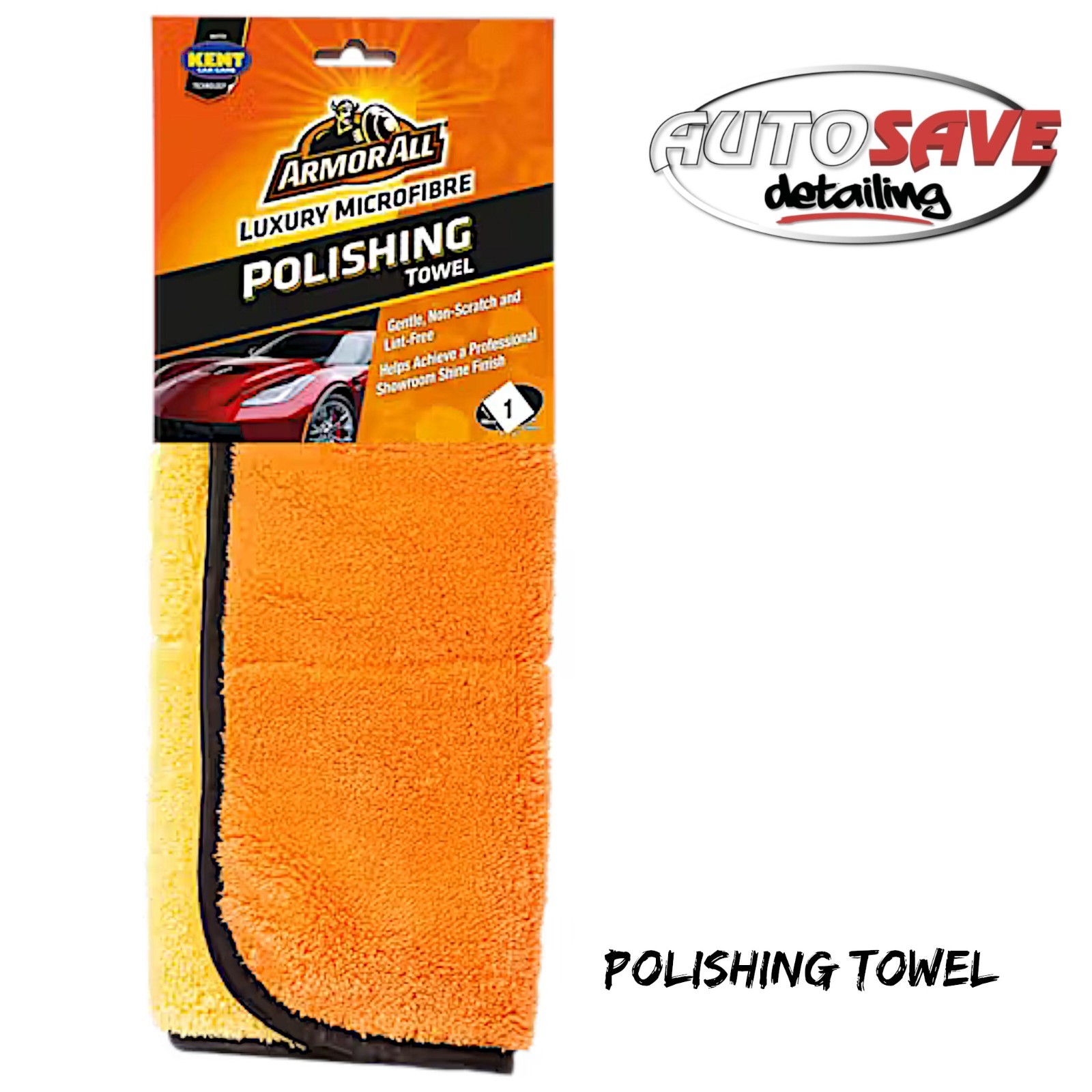 Armorall - Luxury Microfibre Polishing Towel |Thick, Soft ply |Streak-Free