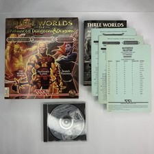 Three Worlds of Advanced Dungeons Dragons 2nd Edition PC Game Big Box Set By SSI