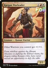MTG ZNR NM Uncommon Kargan Warleader #224 Foil