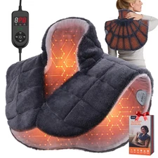 UTK 30s Fast Heating Pad for Neck Shoulder and Back, 6X Deeper Pain Relief We...