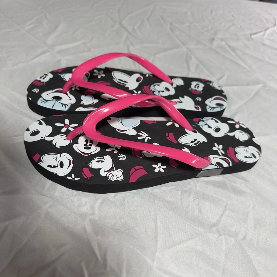 Chanclas sin cordones para mujer Minnie Mouse de los parques de Disney 8 sandalias Foto 2 de 4