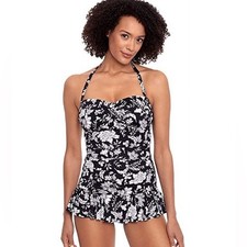 Lauren Ralph Lauren floral toile skirted Swim...