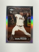 2024 Topps Chrome #178 Andrew Saalfrank Sepia Refractor RC Arizona Diamondbacks