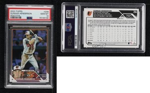 2023 Topps Series 1 Gold Foil Gunnar Henderson #206 PSA 10 GEM MT Rookie RC