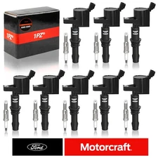 8pcs Ignition Coils and Spark Plugs For Ford F150 5.4L 2004-2008 GN10182 C1659