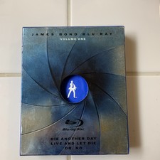 James Bond Blu Ray Volume 1 Die Another Day Live and Let Die DR No Gently used