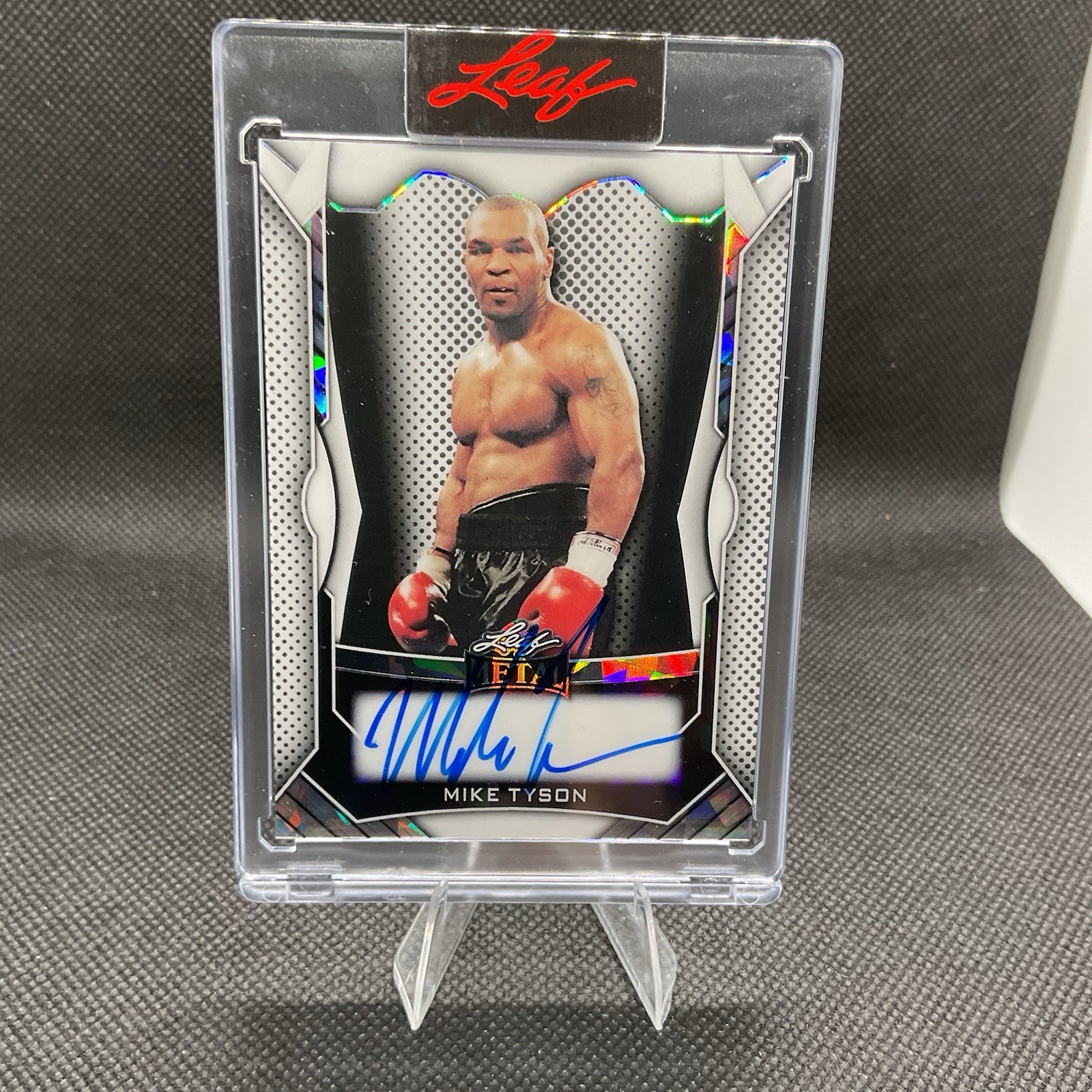 Leaf 2025 Metal Authentics Vol 2 Mike Tyson MA-MT1 On Card Auto 1/9