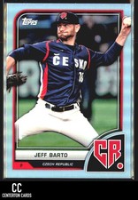 2023 Topps World Baseball Classic #22 Jeff Barto Rainbow Foil Czech Republic