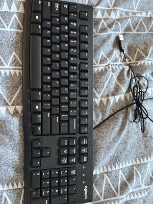   Logitech K120 USB Keyboard for PC - Black Never Used! Wired 