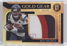 2020 Panini Gold Standard Gold Gear Relics Prime 32/49 Will Fuller V #GG20 9su