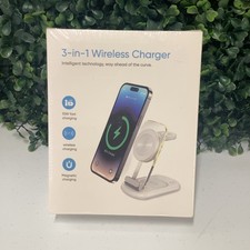3-in-1 Wireless Charger Magnetic Charging Stand
