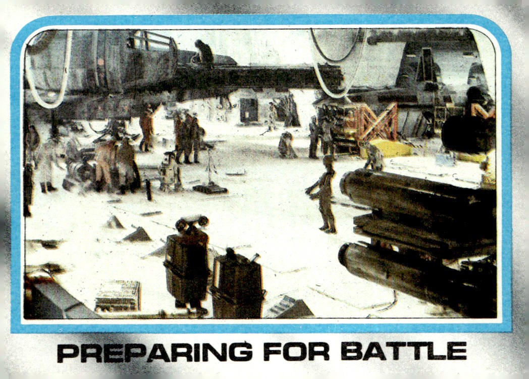 Preparing for Battle #144 1980 Star Wars: Empire Strikes Back trading card — raw and PSA graded price guide