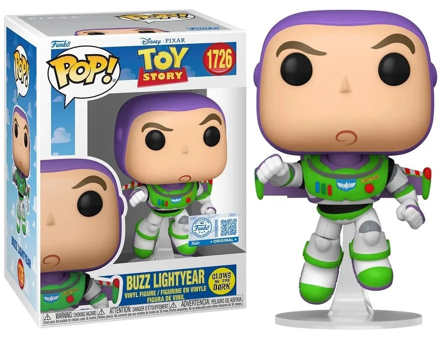 Funko Pop Buzz l'Éclair 1726 souvenir enfance Toy Story Disney Pixar