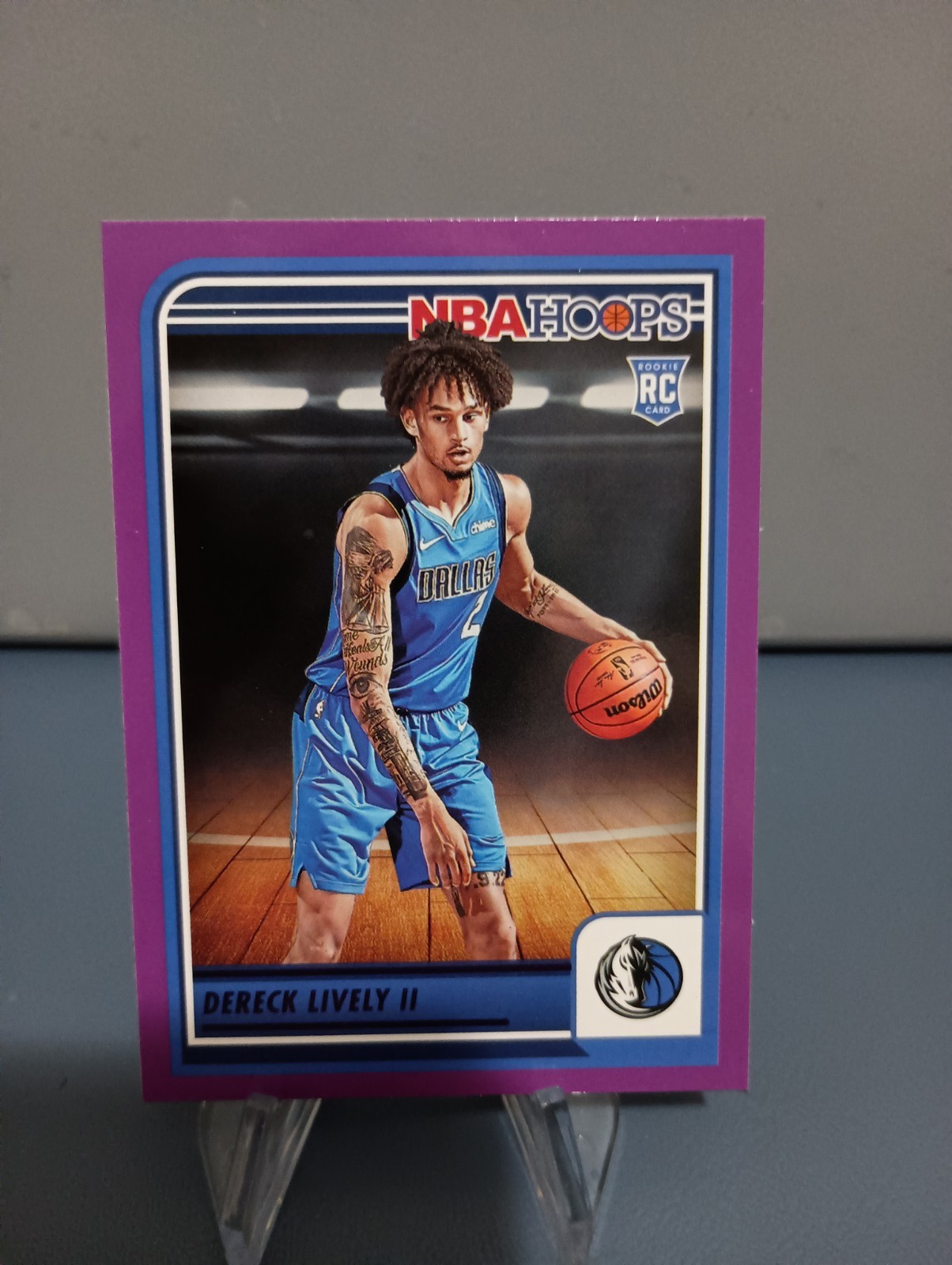 2023-24 Panini NBA Hoops - Rookies Dereck Lively #241 Purple (RC)