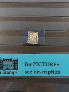 France 1881 1892 TAXE Yvert 24 5FR vf MNH signed good stamp High Value TOP!