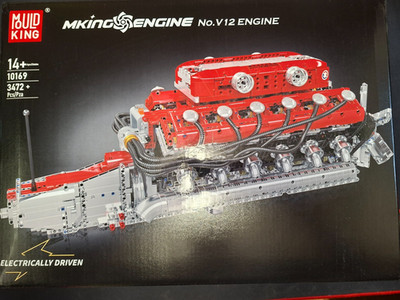 Mould King 10169 V12 Engine 3472+ Teile