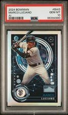 2024 BOWMAN BOWMAN AI #BAI3 MARCO LUCIANO PSA 10