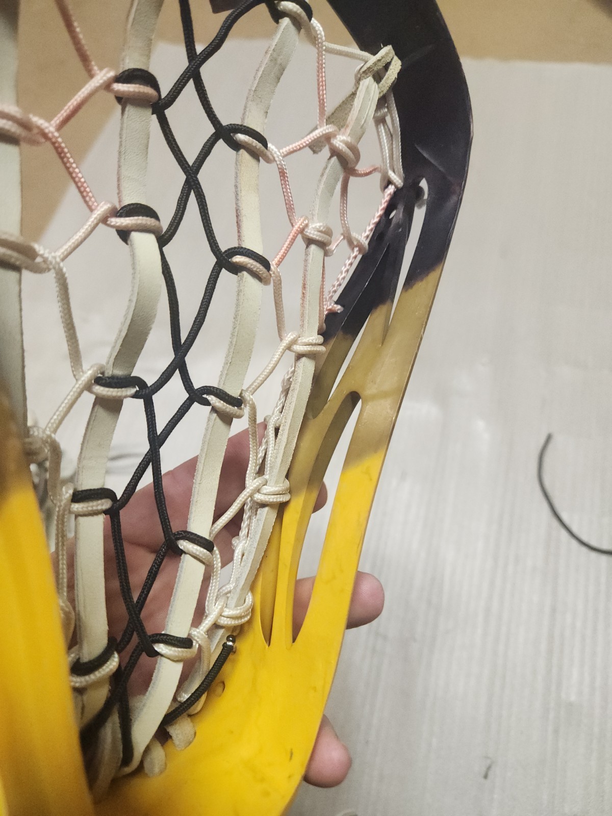 Lot Of 3 Vintage Strung Warrior Lacrosse Heads