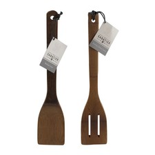 Sabatier Maison 2 Piece Bamboo Slotted Spatula and Spatula Set
