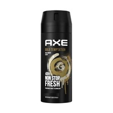6x AXE Deodorant Spray Gold Temptation Body Fragrance Bulk New Lot 150ml