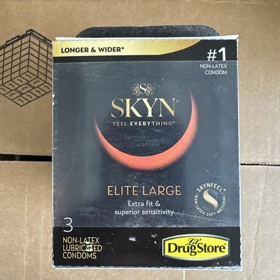 Lifestyles Skyn Large Condoms - 6 Pack Exp 12/31/2028