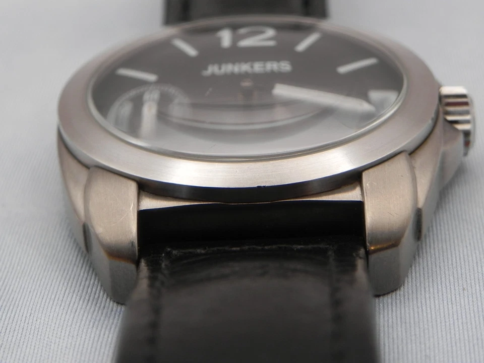 Reloj Piloto Junkers 6430-2 Atlantikflug Titanio Cuerda Alemania con Correa Probado Foto 3 de 4