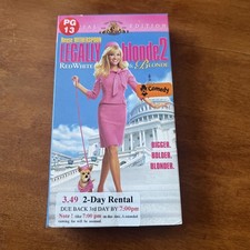 Legally Blonde 2-Red White Blonde VHS, 2003 Reese Witherspoon